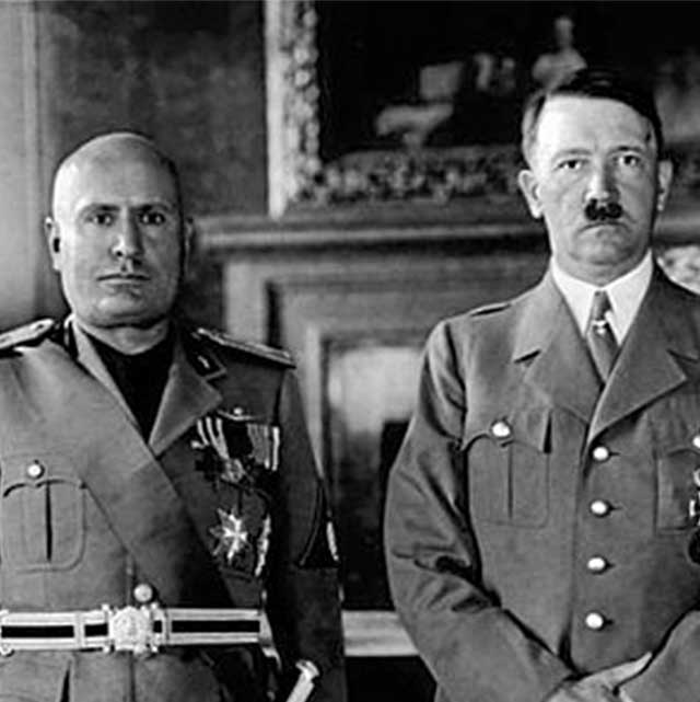 Mussolini e Hitler 1940