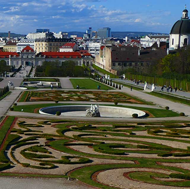 Vienna, Giardino del Belvedere