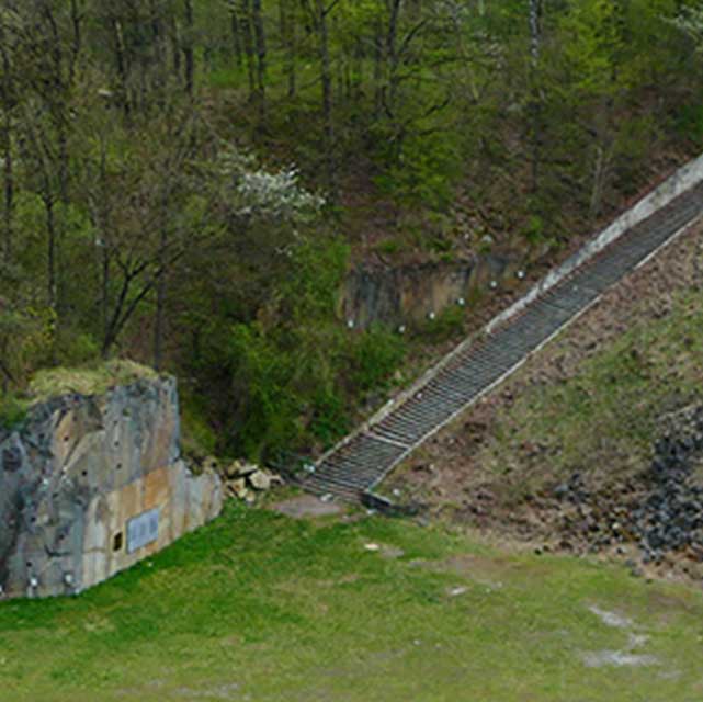 Mauthausen, la scalinata oggi