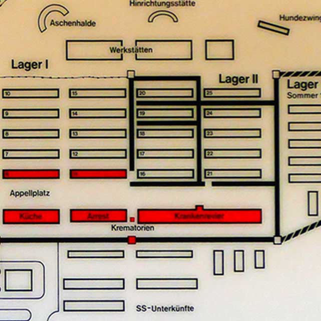Mauthausen, mappa