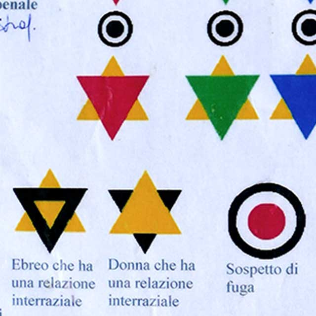 Mauthausen, simbologia detenuti