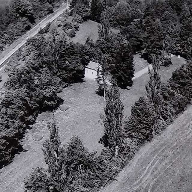 Sigmundsherberg, cimitero visto dall'alto
