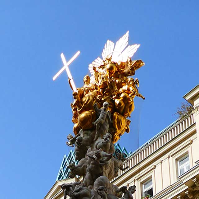 Vienna, Colonna di Pest, Graben